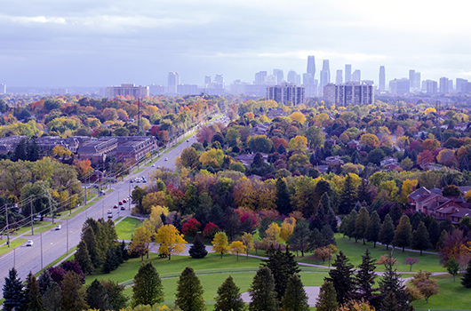 Mississauga skyline